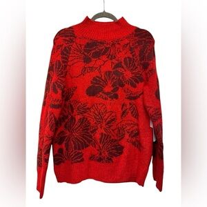 Liz Claiborne Mock Turtleneck Sweater M
